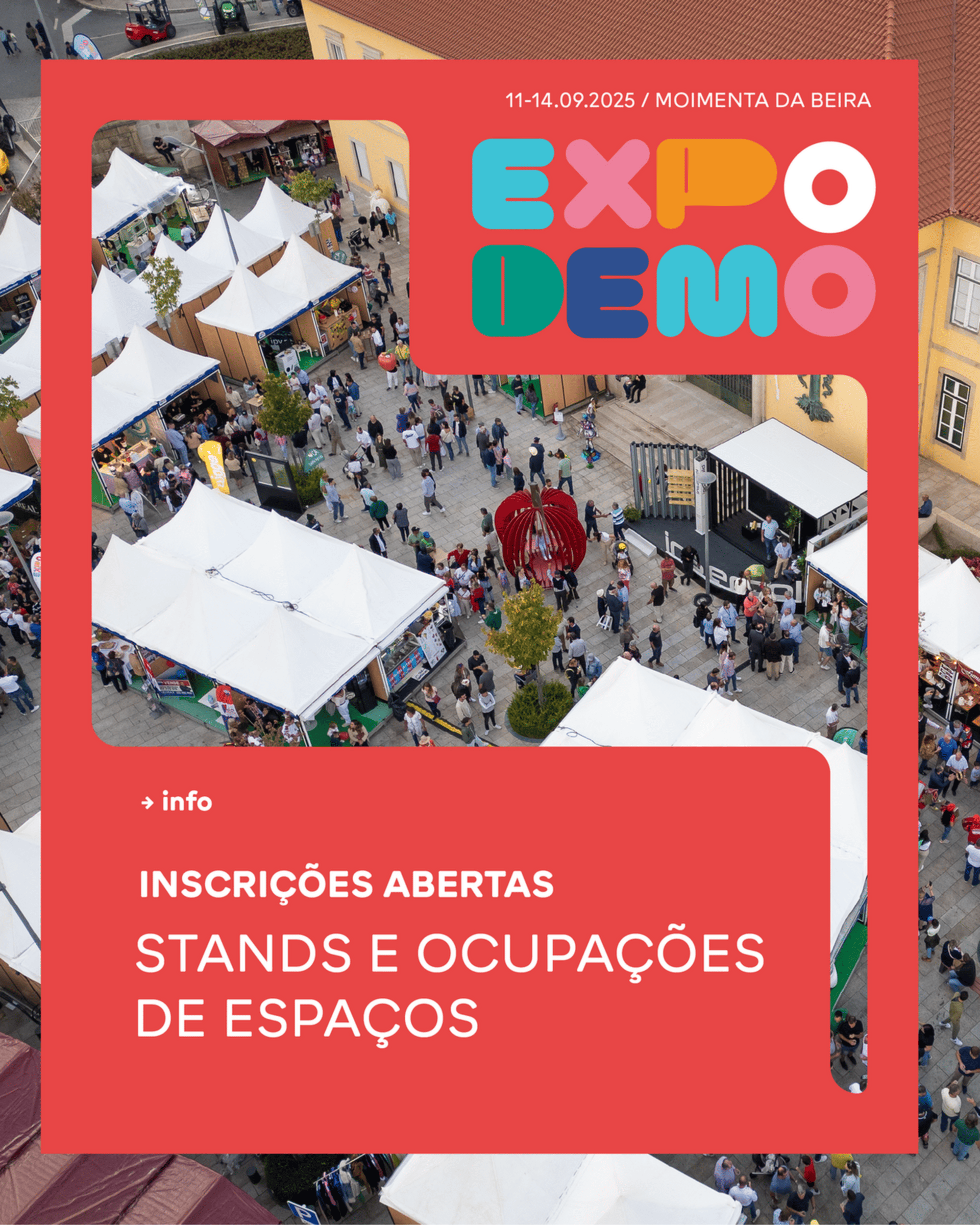 EXPODEMO 2025 | Inscrições abertas para Stands e ocupação de outros espaços