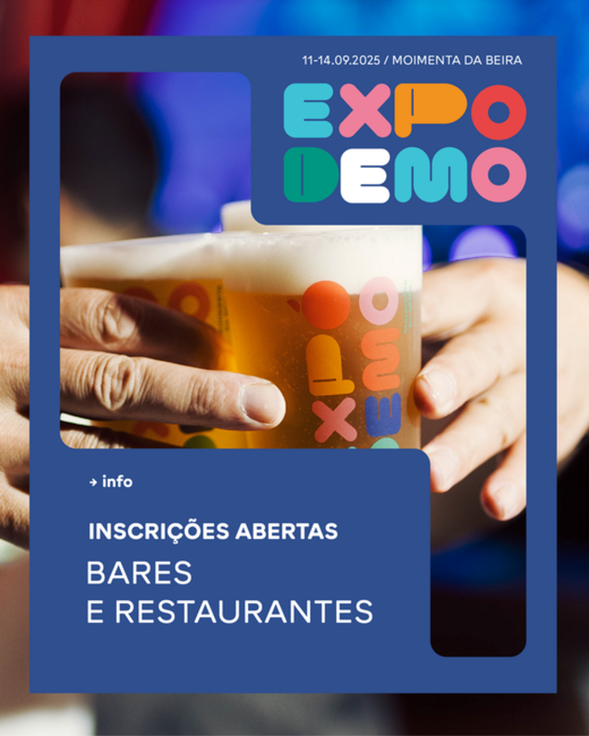 EXPODEMO 2025 | Inscrições abertas para Bares e Restaurantes